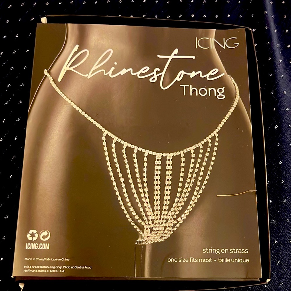 Rhinestone Thongs